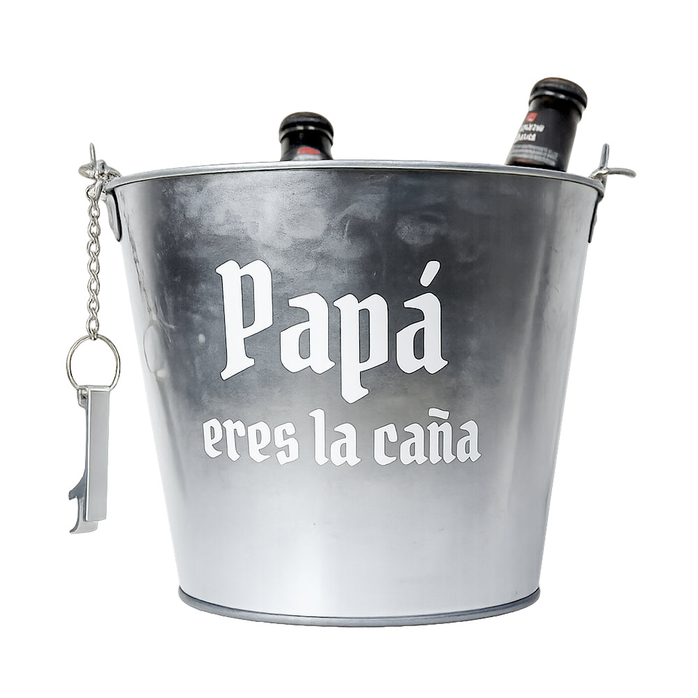 Cubo para cervezas para papá con diseño especial