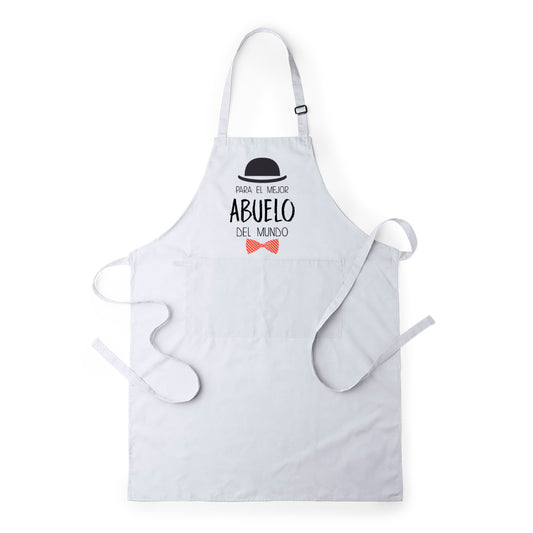 Delantal para abuelo Para el mejor abuelo del mundo