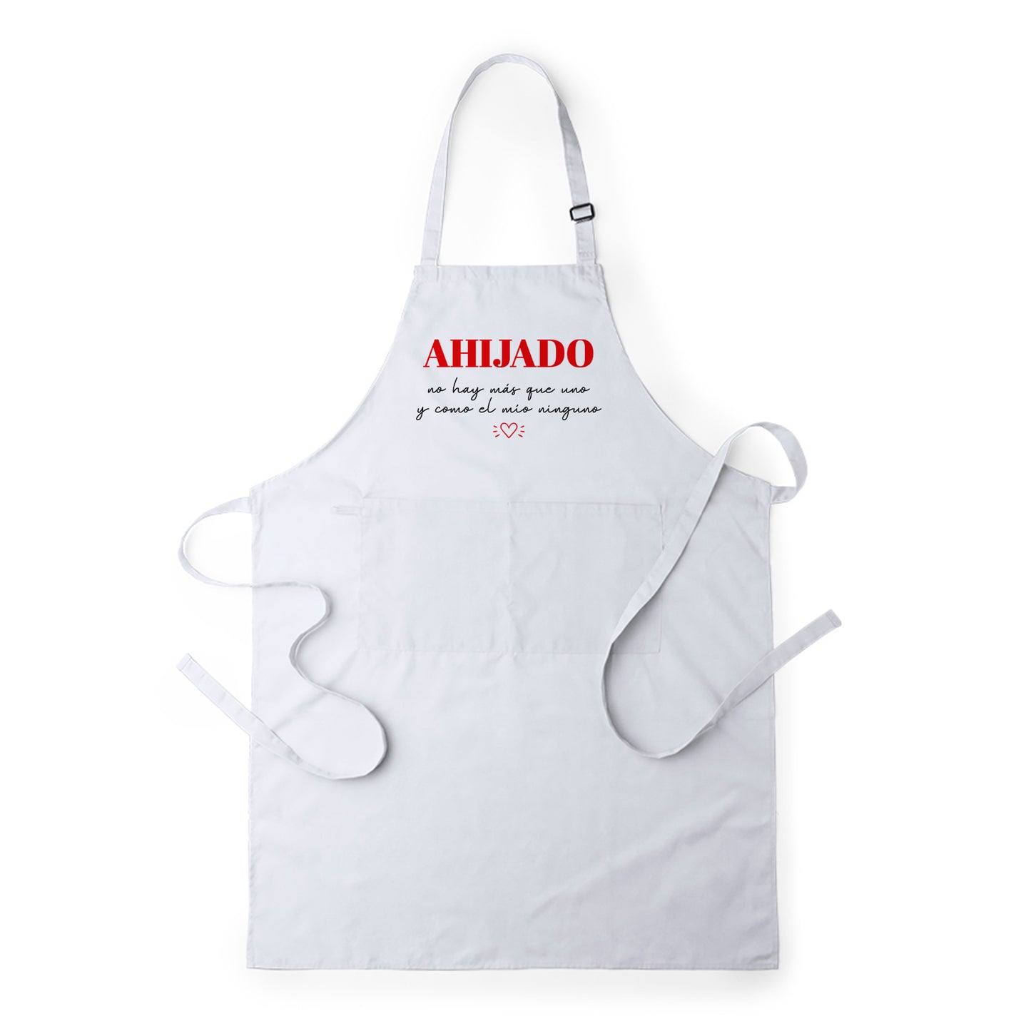 Delantal para ahijado con frase No hay más que uno y como el mío ninguno