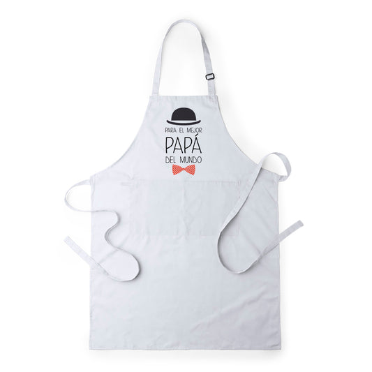 Delantal para papá Para el mejor papá del mundo