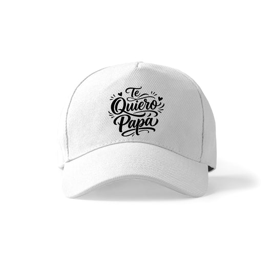 Gorra para papá con frase “Te quiero papá”