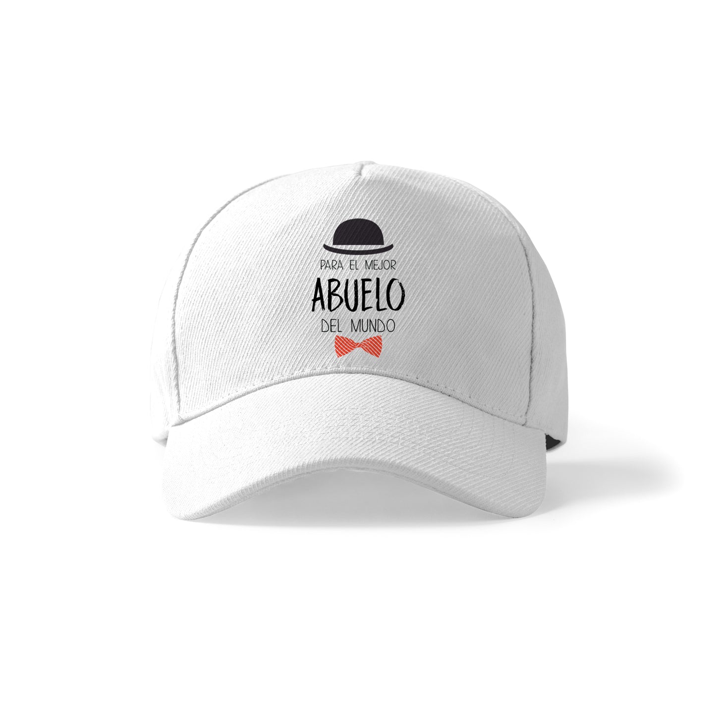 Gorra para abuelo con diseño elegante “El mejor abuelo del mundo”