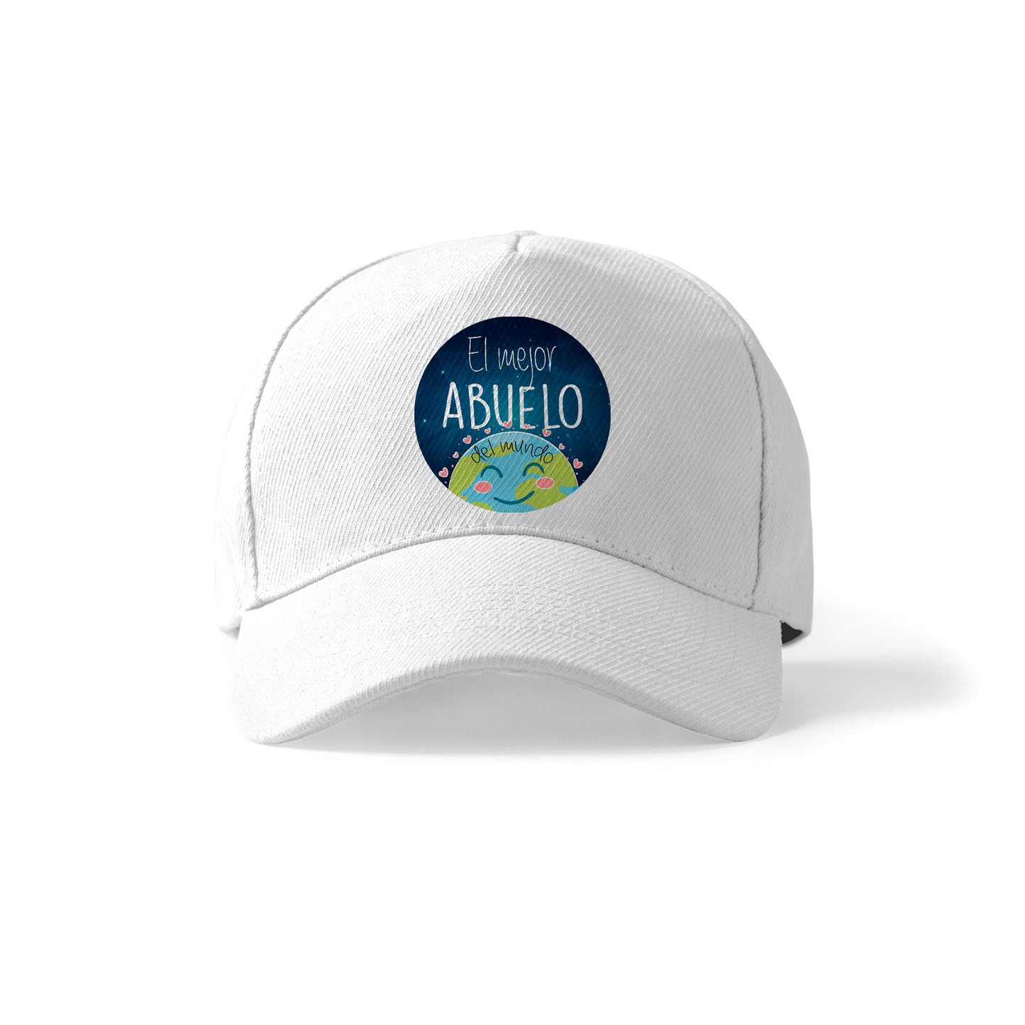 Gorra para abuelo con diseño tierno “El mejor abuelo del mundo”