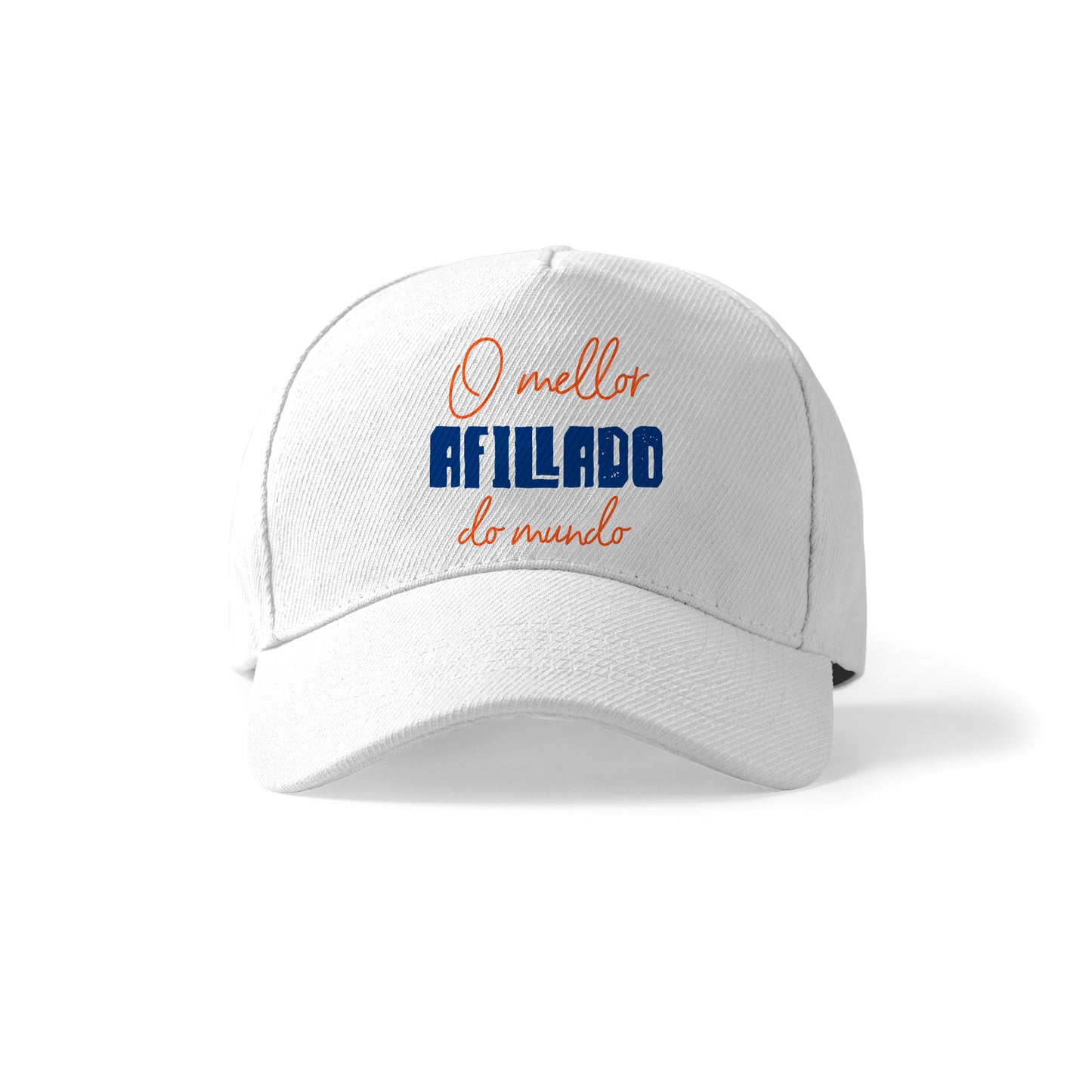 Gorra para afillado con frase en gallego “O mellor afillado do mundo”