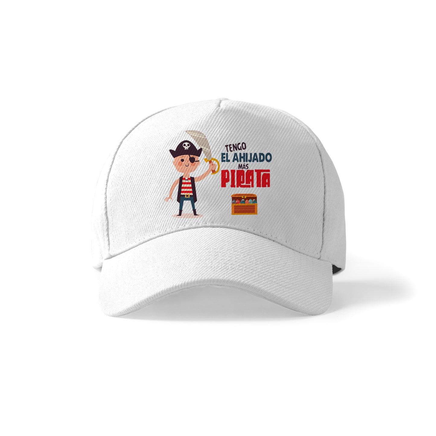 Gorra para ahijado con diseño pirata y frase divertida