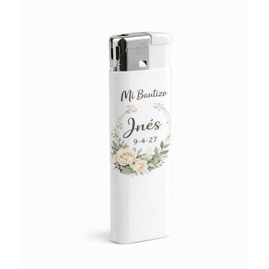 Mechero personalizado para bautizo