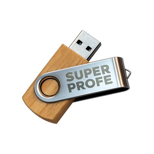 Memoria USB para profe con diseño especial