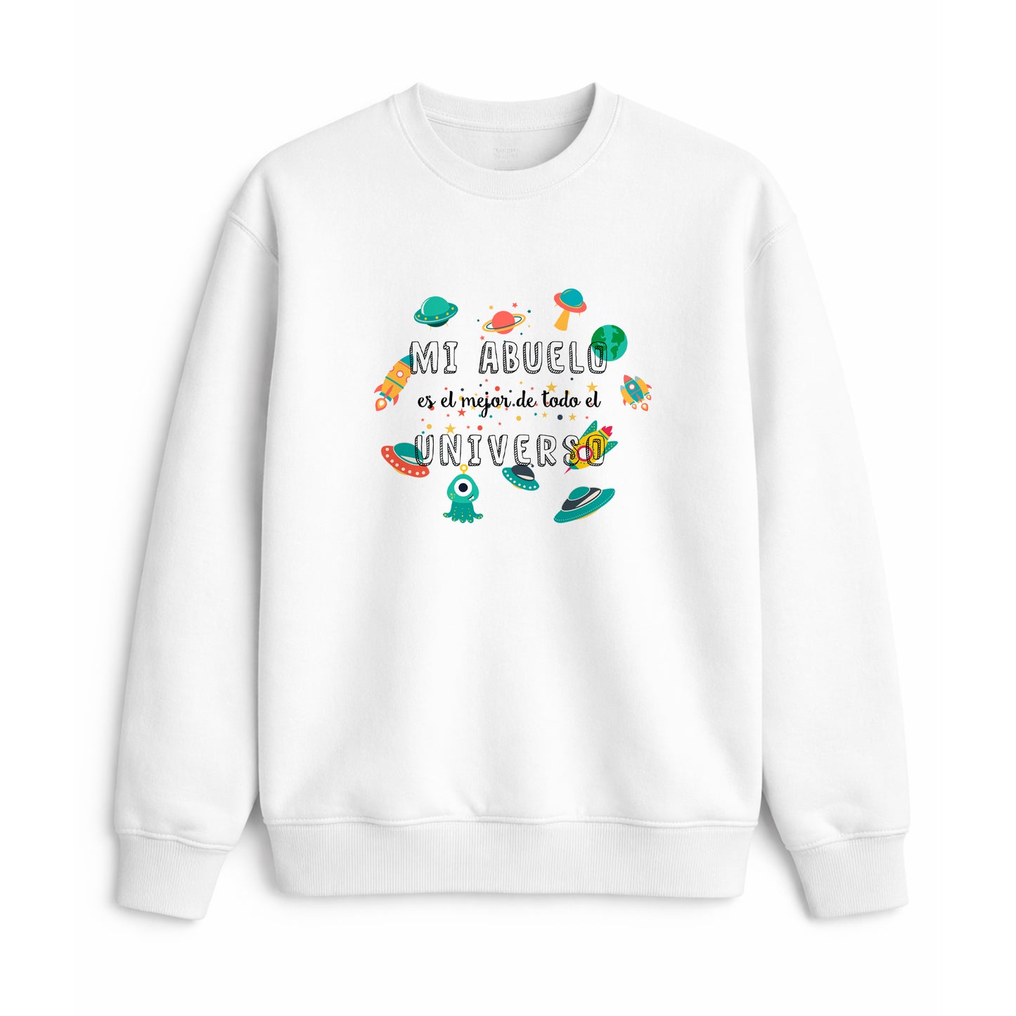 Sudadera para abuelo del universo con diseño divertido