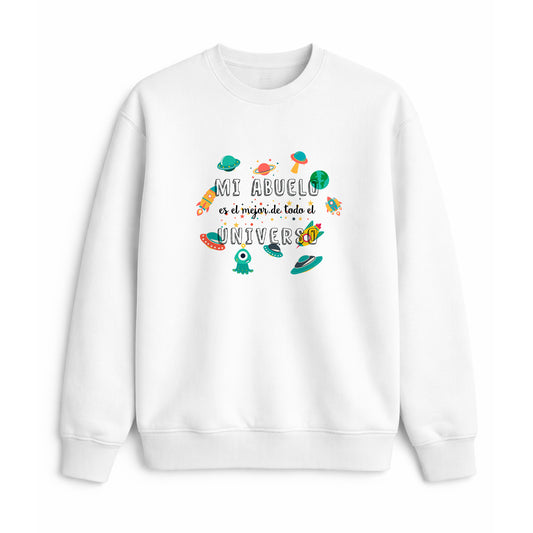 Sudadera para abuelo del universo con diseño divertido