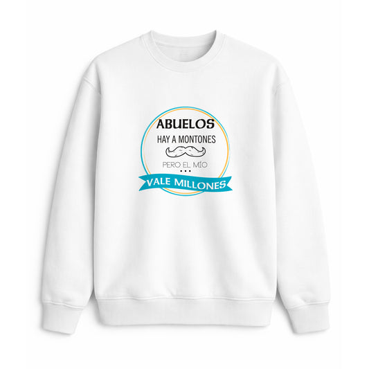 Sudadera abuelos valen millones con diseño original