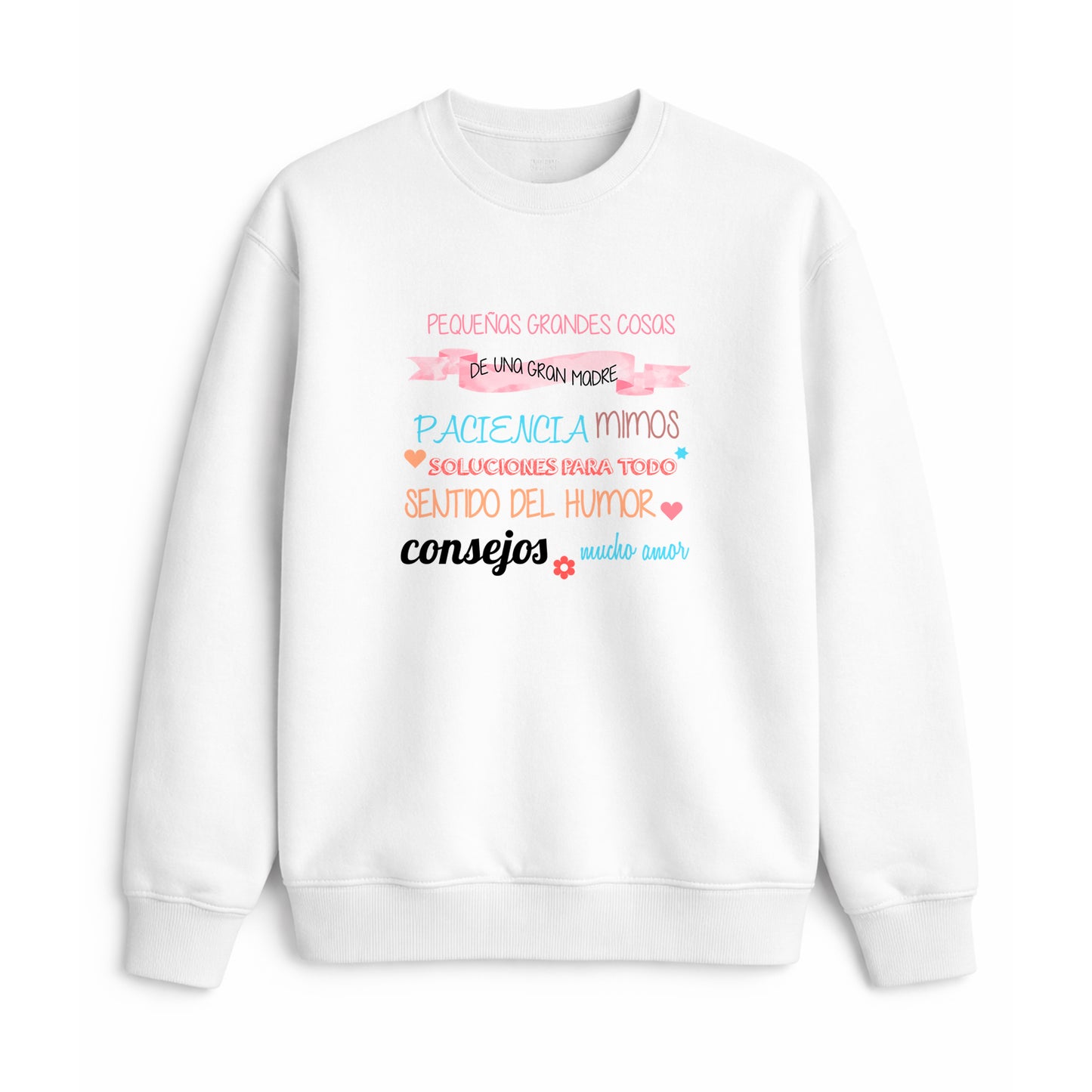 Sudadera para mamá con mensaje positivo y palabras bonitas