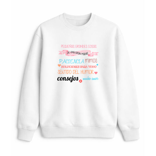 Sudadera para mamá con mensaje positivo y palabras bonitas