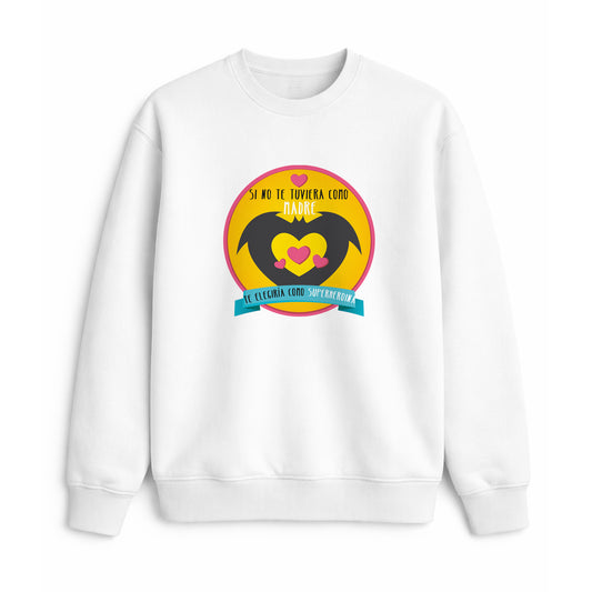 Sudadera para mamá superheroína con mensaje original