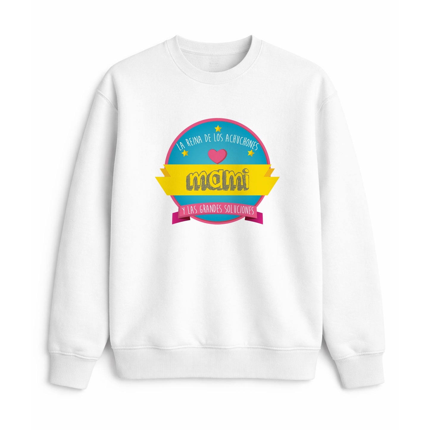 Sudadera para mami con frase la reina de los achuchones