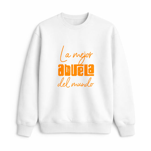 Sudadera la mejor abuela del mundo diseño moderno