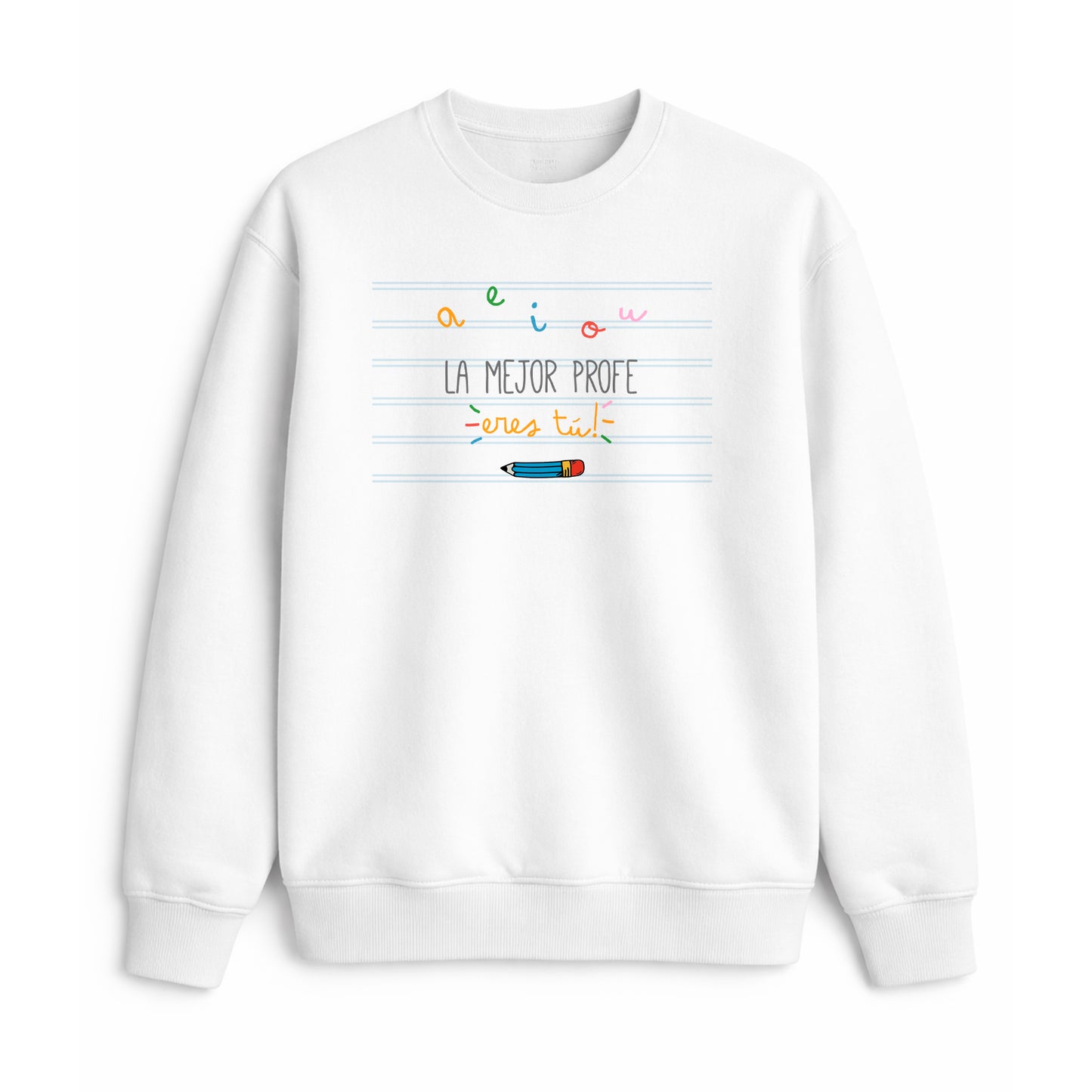 Sudadera la mejor profe eres tú regalo infantil fin de curso