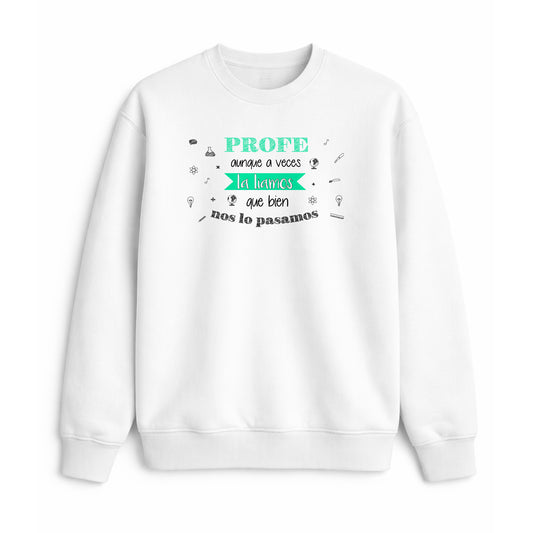 Sudadera profe regalo profesor divertida fin de curso