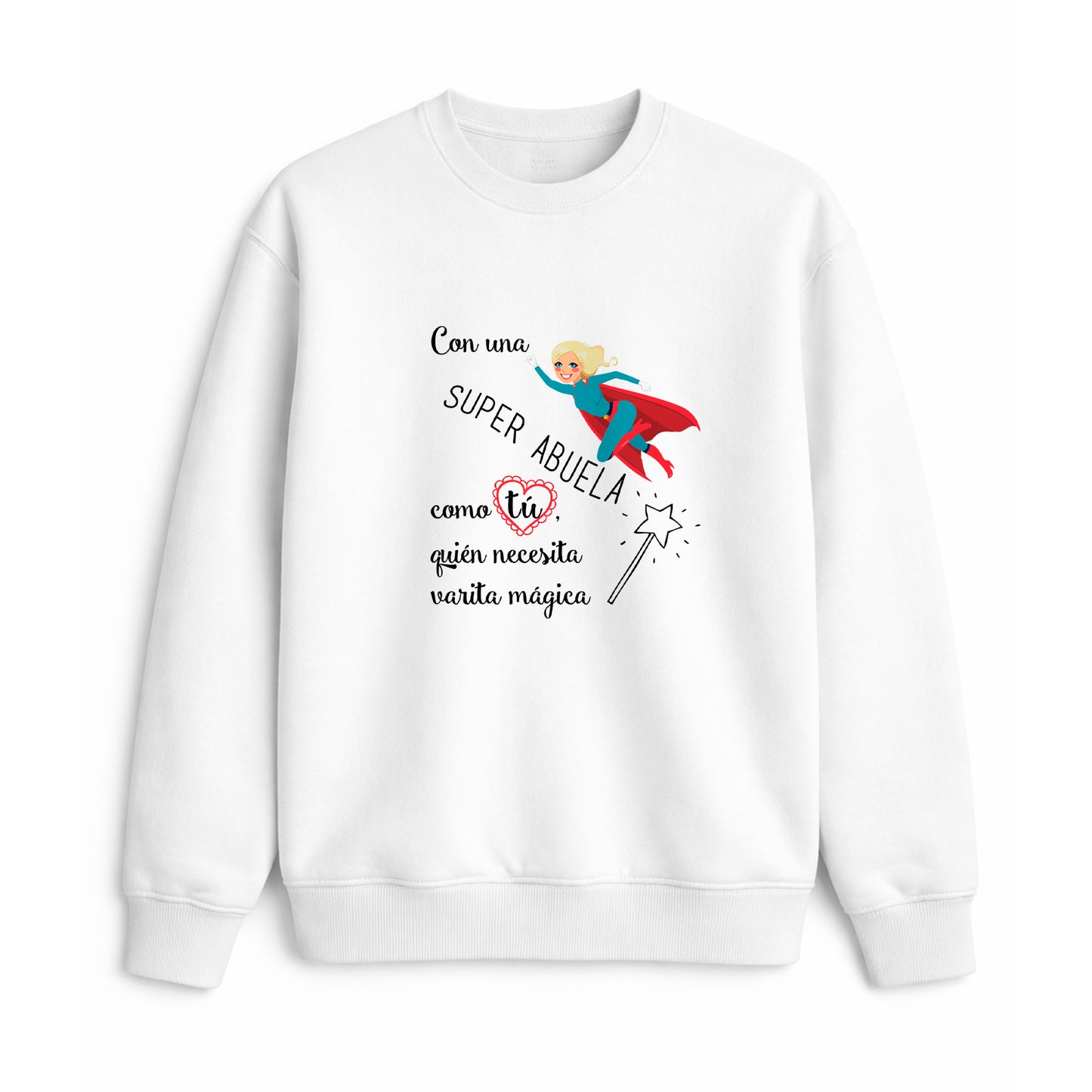 Sudadera super abuela regalo original divertido y emotivo