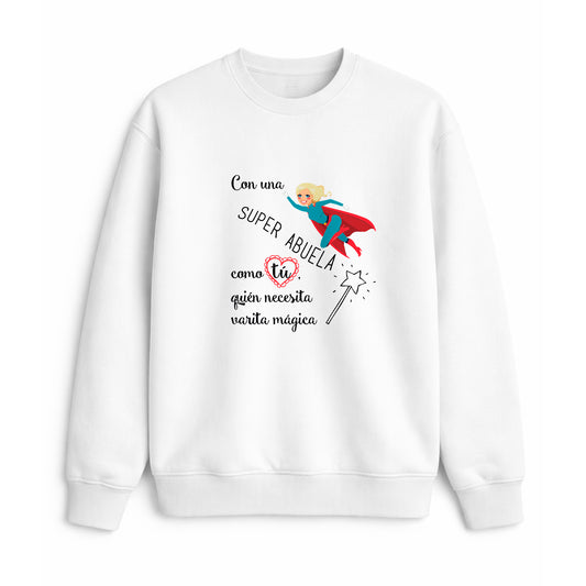 Sudadera super abuela regalo original divertido y emotivo