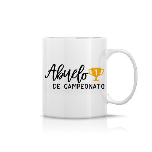 Taza “Abuelo de Campeonato” – Trofeo Nº1 (Regalo Original para Abuelos)