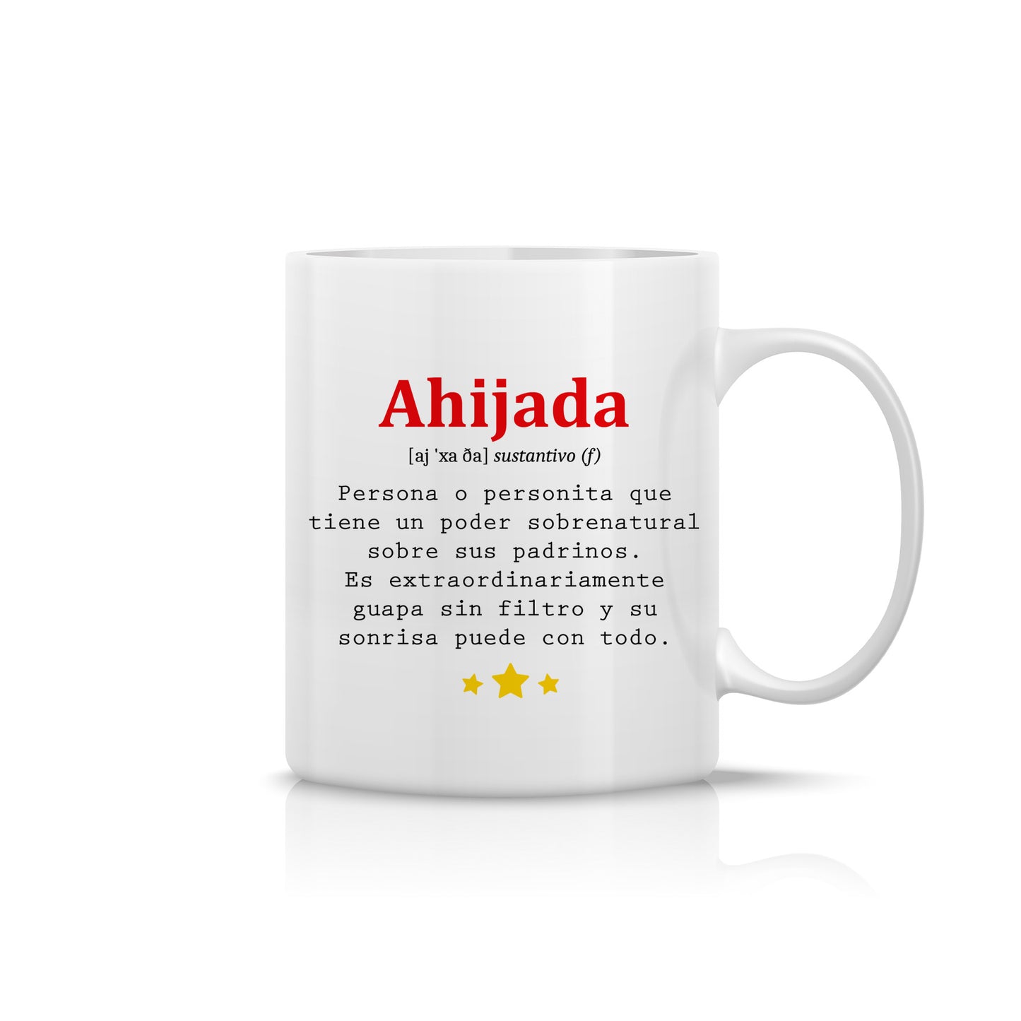 Taza para Ahijada “Definición” – Persona con poder sobrenatural sobre sus padrinos