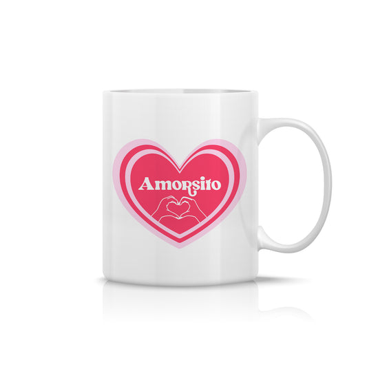 Taza “Amorcito” con corazón – Regalo romántico para pareja