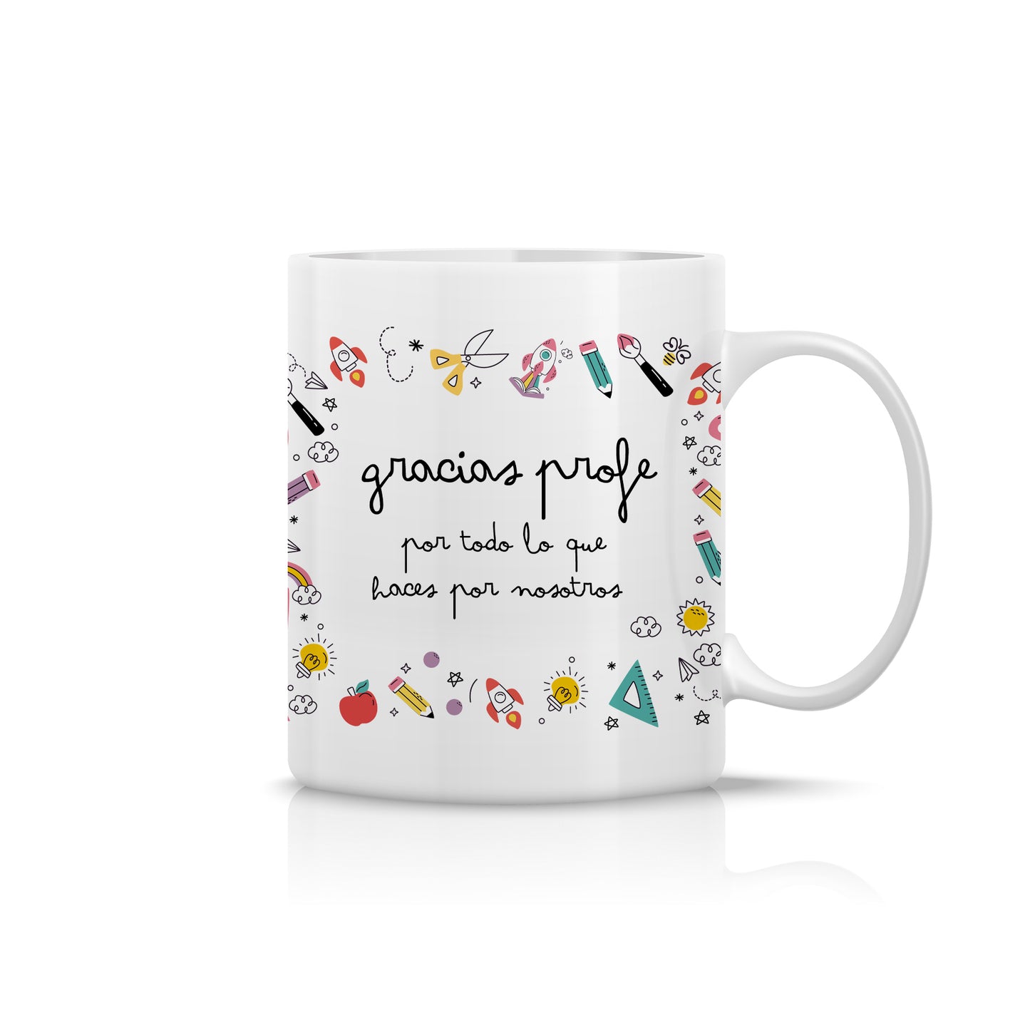 Taza “Gracias Profe por todo lo que haces por nosotros”