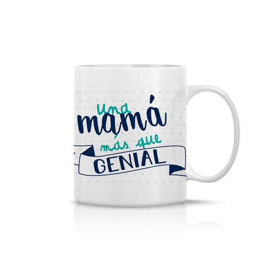 Taza “Una mamá más que genial” – Regalo bonito para mamá