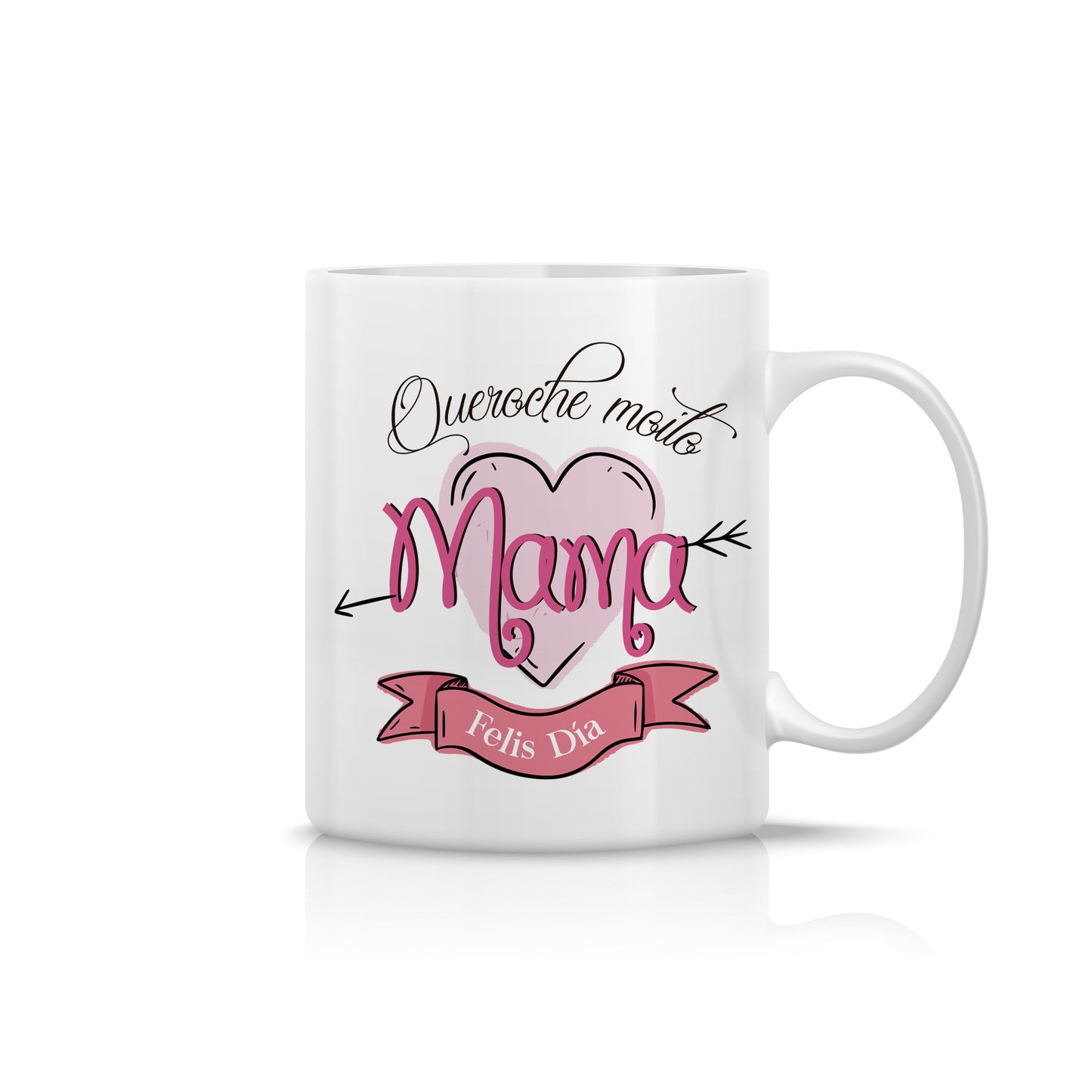 Taza “Queroche moito, mamá”