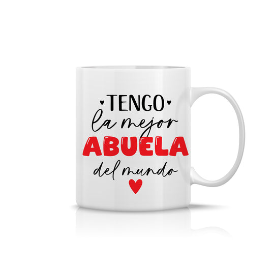 Taza para Abuela “Tengo la mejor abuela del mundo” – Regalo original