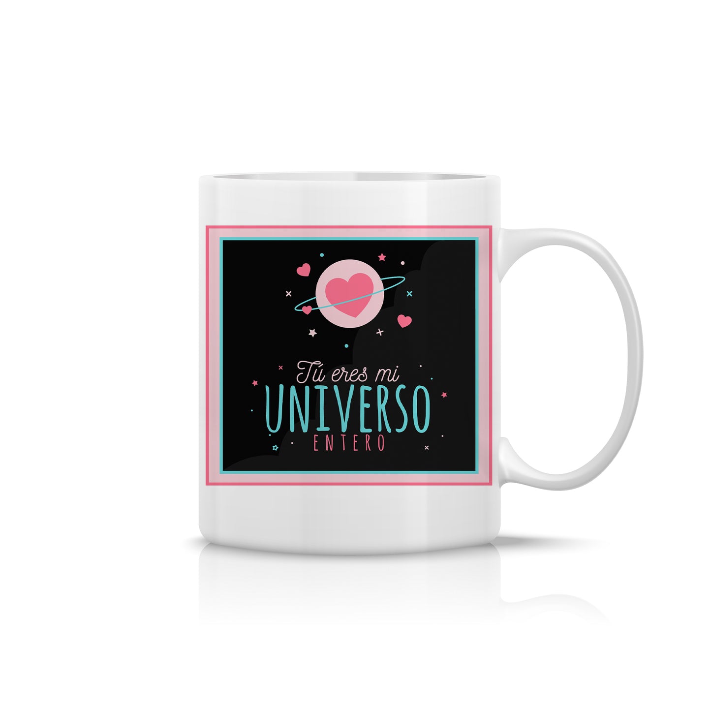 Taza “Tú eres mi universo entero” – Regalo romántico para pareja