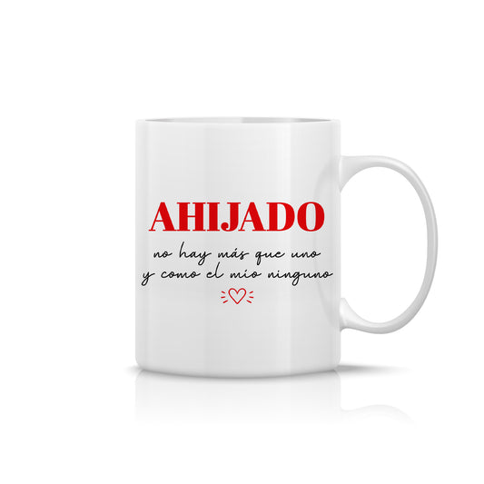 Taza para ahijado con frase “No hay más que uno y como el mío ninguno” – Regalo emotivo
