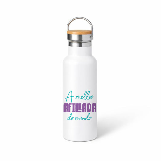 Termo “A mellor afillada do mundo” – deseño minimal en galego