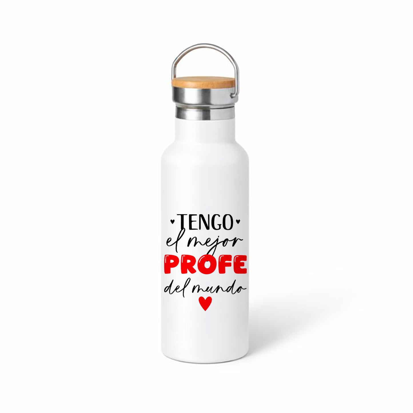 Termo “Tengo el mejor profe del mundo” – regalo para profesores